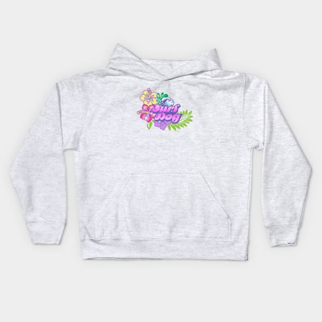 SD- Summer's Garden, Pristine Kids Hoodie by surfdog